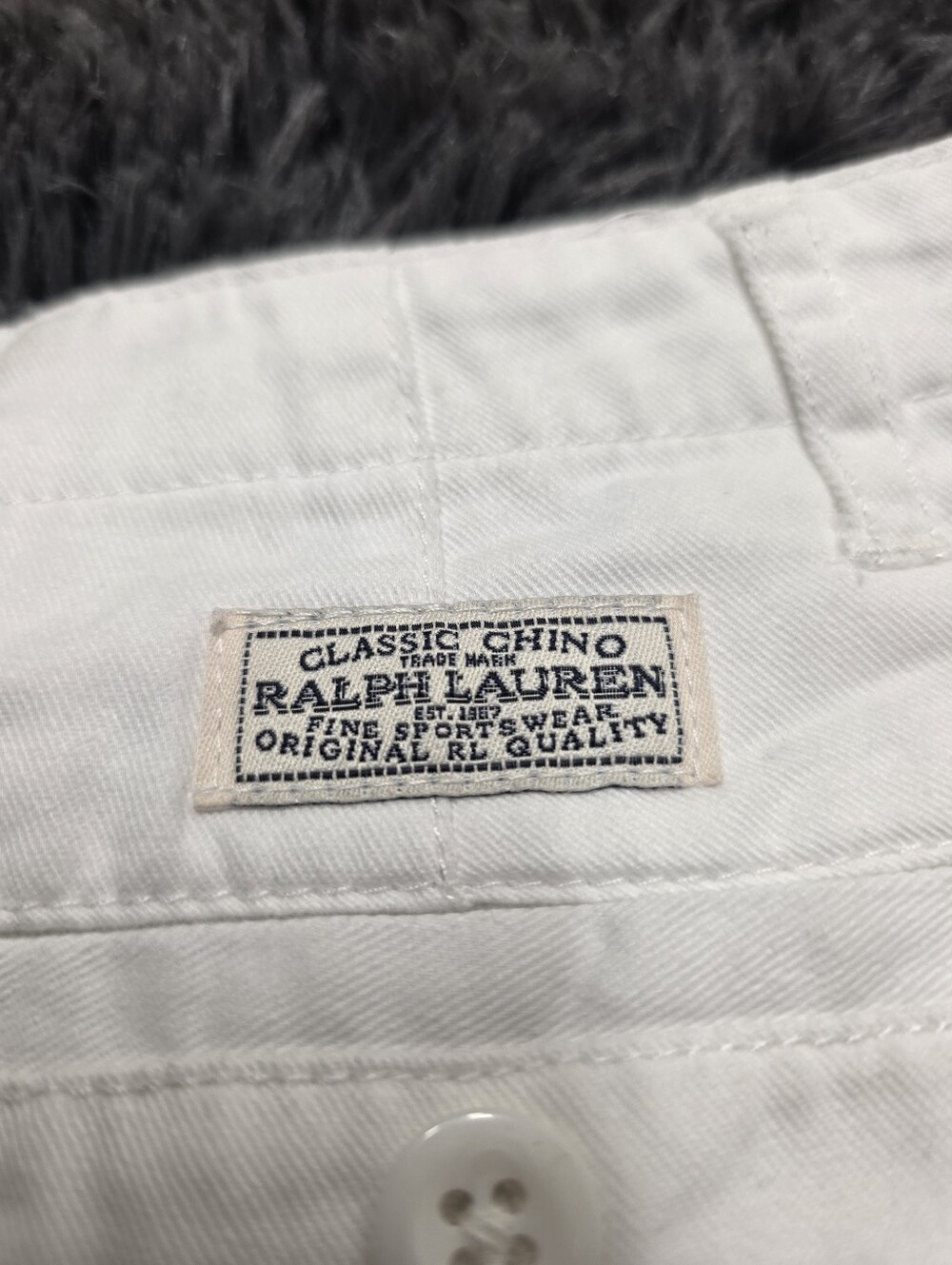 Polo by Ralph Lauren -White Girls Chino Shorts. Size 10. EUC - Picture 3 of 4